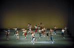 New York City Ballet production of "Glass Pieces", choreography by Jerome Robbins (New York)