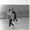 New York City Ballet rehearsal of "Agon" with Melissa Hayden and Roy Tobias, choreography by George Balanchine (New York)