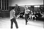 New York City Ballet rehearsal of "A Midsummer Night's Dream" with Edward Villella and George Balanchine, choreography by George Balanchine (New York)