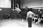 New York City Ballet rehearsal of "A Midsummer Night's Dream" with Edward Villella and George Balanchine, choreography by George Balanchine (New York)