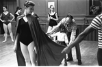 New York City Ballet rehearsal of "A Midsummer Night's Dream" with Patricia Neary and George Balanchine, choreography by George Balanchine (New York)