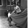 New York City Ballet rehearsal of "A Midsummer Night's Dream" with Arthur Mitchell and child, choreography by George Balanchine (New York)
