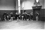New York City Ballet rehearsal of "A Midsummer Night's Dream" with Edward Villella and dancers, choreography by George Balanchine (New York)