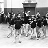 New York City Ballet rehearsal of "A Midsummer Night's Dream" with Jillana and children from the School of American Ballet, choreography by George Balanchine (New York)