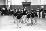 New York City Ballet rehearsal of "A Midsummer Night's Dream" with Jillana and children from the School of American Ballet, choreography by George Balanchine (New York)