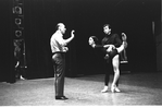 New York City Ballet rehearsal of "Episodes" recording choreography in Labanotation, George Balanchine, Judith Green and Nicholas Magallanes, choreography by George Balanchine (New York)