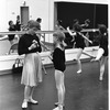New York City Ballet rehearsal of "A Midsummer Night's Dream" with ballet mistress Janet Reed and students from the School of Amreican Ballet, choreography by George Balanchine (New York)