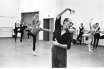 New York City Ballet Company Class, George Balanchine with Kent Stowell and Melissa Hayden (New York)