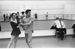 New York City Ballet rehearsal of "Dim Lustre" with Edward Villella, Patricia McBride and Antony Tudor, choreography by Antony Tudor (New York)