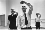 New York City Ballet rehearsal of "Dim Lustre" with Antony Tudor and Michael Steele, choreography by Antony Tudor (New York)