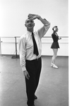 New York City Ballet rehearsal of "Dim Lustre" with Antony Tudor and dancers, choreography by Antony Tudor (New York)