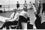 New York City Ballet rehearsal of "Dim Lustre" with Antony Tudor and dancers , choreography by Antony Tudor (New York)