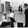 New York City Ballet rehearsal of "Dim Lustre" with Antony Tudor and dancers , choreography by Antony Tudor (New York)