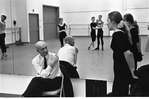 New York City Ballet rehearsal of "Dim Lustre" with Antony Tudor and dancers , choreography by Antony Tudor (New York)