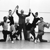 New York City Ballet rehearsal of "Clarinade" with Gloria Govrin, Arthur Mitchell, Anthony Blum, Suzanne Farrell, George Balanchine, Morton Gould and Benny Goodman, choreography by George Balanchine (New York)