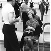 New York City Ballet rehearsal of "Clarinade" with George Balanchine and Felia Dubrovska (teacher at the School of American Ballet), choreography by George Balanchine (New York)