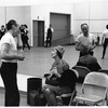New York City Ballet rehearsal of "Clarinade" with George Balanchine and Felia Dubrovska (teacher at the School of American Ballet), choreography by George Balanchine (New York)