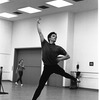 New York City Ballet Company rehearsal of "Harlequinade" with Edward Villella, choreography by George Balanchine (New York)