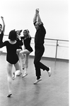 New York City Ballet Company rehearsal of "Harlequinade" with George Balanchine and children from the School of American Ballet, choreography by George Balanchine (New York)