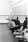 New York City Ballet Company rehearsal of "Harlequinade" with George Balanchine, choreography by George Balanchine (New York)