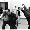 New York City Ballet Company rehearsal of "Harlequinade" with Michael Arshansky, George Balanchine and Shaun O'Brien, choreography by George Balanchine (New York)