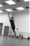 New York City Ballet Company rehearsal of "Harlequinade" with Edward Villella, choreography by George Balanchine (New York)