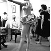 New York City Ballet Company costume fitting for "Don Quixote" with George Balanchine and Suzanne Farrell, choreography by George Balanchine (New York)