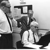 New York City Ballet - rehearsal of "Don Quixote" with composer Nicolas Nabokov at the piano and conductors Robert Irving and Hugo Fiorato, choreography by George Balanchine (New York)