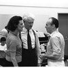 New York City Ballet - rehearsal of "Don Quixote" with Nancy LaSalle, composer Nicolas Nabokov and George Balanchine, choreography by George Balanchine (New York)
