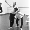 New York City Ballet - rehearsal of "Don Quixote", George Balanchine and Deni Lamont, choreography by George Balanchine (New York)