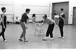 New York City Ballet - rehearsal of "Don Quixote" with Leslie Ruchala, Richard Rapp, George Balanchine and Ellen Shire, choreography by George Balanchine (New York)