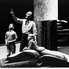 New York City Ballet - rehearsal of "Don Quixote" with George Balanchine and School of American Ballet children Christopher d'Amboise and Judtih Fugate, choreography by George Balanchine (New York)