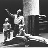 New York City Ballet - rehearsal of "Don Quixote" with George Balanchine and School of American Ballet children Christopher d'Amboise and Judtih Fugate, choreography by George Balanchine (New York)