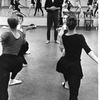 New York City Ballet rehearsal with George Balanchine and dancers, choreography by George Balanchine (New York)