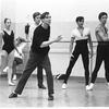 New York City Ballet rehearsal of "Prologue" with Jacques d'Amboise and dancers, choreography by Jacques d'Amboise (New York)