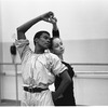 New York City Ballet rehearsal of "Prologue" with Arthur Mitchell and Mimi Paul, choreography by Jacques d'Amboise (New York)