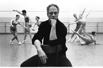 New York City Ballet rehearsal of "Summerspace" with Merce Cunningham, Carol Sumner, Sara Leland, Patricia Neary, Kay Mazzo, Anthony Blum and Deni Lamont, choreography by Merce Cunningham (New York)