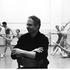 New York City Ballet rehearsal of "Summerspace" with Merce Cunningham, Carol Sumner, Sara Leland, Patricia Neary, Kay Mazzo, Anthony Blum and Deni Lamont, choreography by Merce Cunningham (New York)