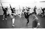 New York City Ballet rehearsal of "Narkissos" with Edward Villella and dancers, choreography by Edward Villella (New York)