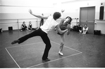 New York City Ballet rehearsal of "Narkissos" with Edward Villella and dancers, choreography by Edward Villella (New York)