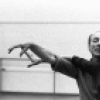 New York City Ballet rehearsal of "Brahms-Schoenberg Quartet " with George Balanchine and Melissa Hayden, choreography by George Balanchine (New York)