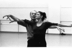 New York City Ballet rehearsal of "Brahms-Schoenberg Quartet " with George Balanchine and Melissa Hayden, choreography by George Balanchine (New York)