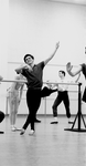 New York City Ballet rehearsal of "Harlequinade" with Edward Villella, choreography by George Balanchine (New York)