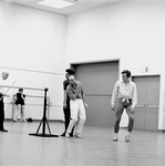 New York City Ballet rehearsal of "Harlequinade" with George Balanchine and Edward Villella, choreography by George Balanchine (New York)