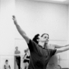 New York City Ballet rehearsal of "Harlequinade" with Edward Villella and Patricia McBride, choreography by George Balanchine (New York)