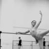 New York City Ballet rehearsal of "Harlequinade" with Patricia McBride, choreography by George Balanchine (New York)