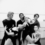 New York City Ballet rehearsal of "In the Night" (L-R) Peter Martins, Violette Verdy, Francisco Moncion, Patricia McBride, Anthony Blum and Kay Mazzo, choreography by Jerome Robbins (New York)