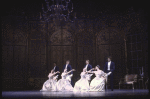 New York City Ballet production of "Liebeslieder Walzer" with Kyra Nichols, Suzanne Farrell, Patricia McBride and Stephanie Saland (men are Joseph Duell, Sean Lavery, Bart Cook and Ib Andersen), choreography by George Balanchine (New York)