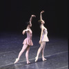 New York City Ballet production of "Rondo" with Stephanie Saland (L) and Kyra Nichols, choreography by Jerome Robbins (New York)