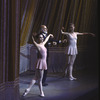 New York City Ballet production of "Rondo" with (L-R) Stephanie Saland, Jerome Robbins and Kyra Nichols, choreography by Jerome Robbins (New York)